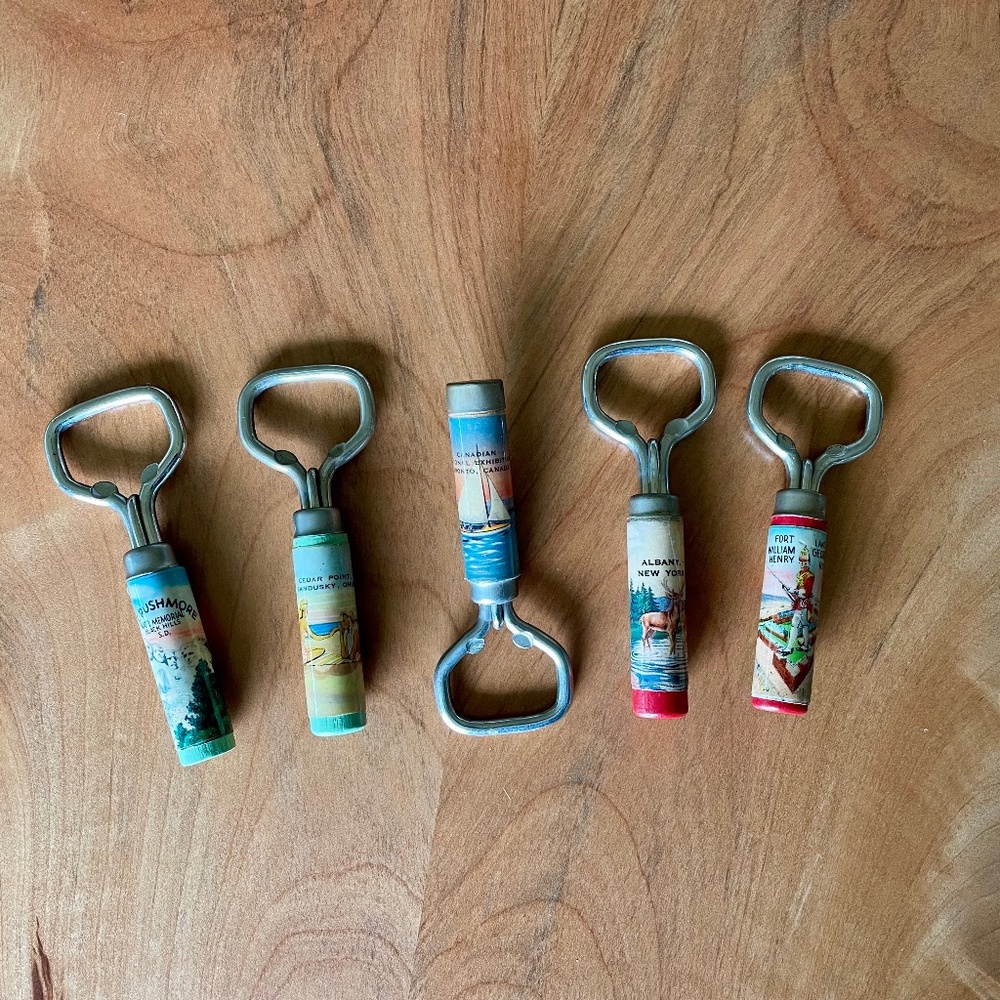 Rare Vintage Flash Souvenir Bottle Opener | Corkscrew